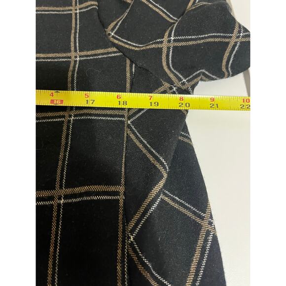 J.Jill Black Plaid Ponte Dress Women’s Large- Workwear Classic With Comfort - Picture 4 of 8